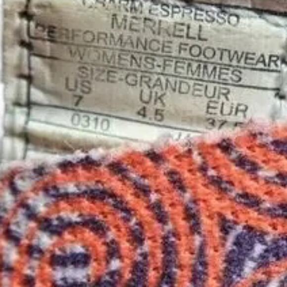 Merrell Shoes Womens 7 Ballet Flat Active Fashion Leather Comfort Charm Espresso - Picture 10 of 12